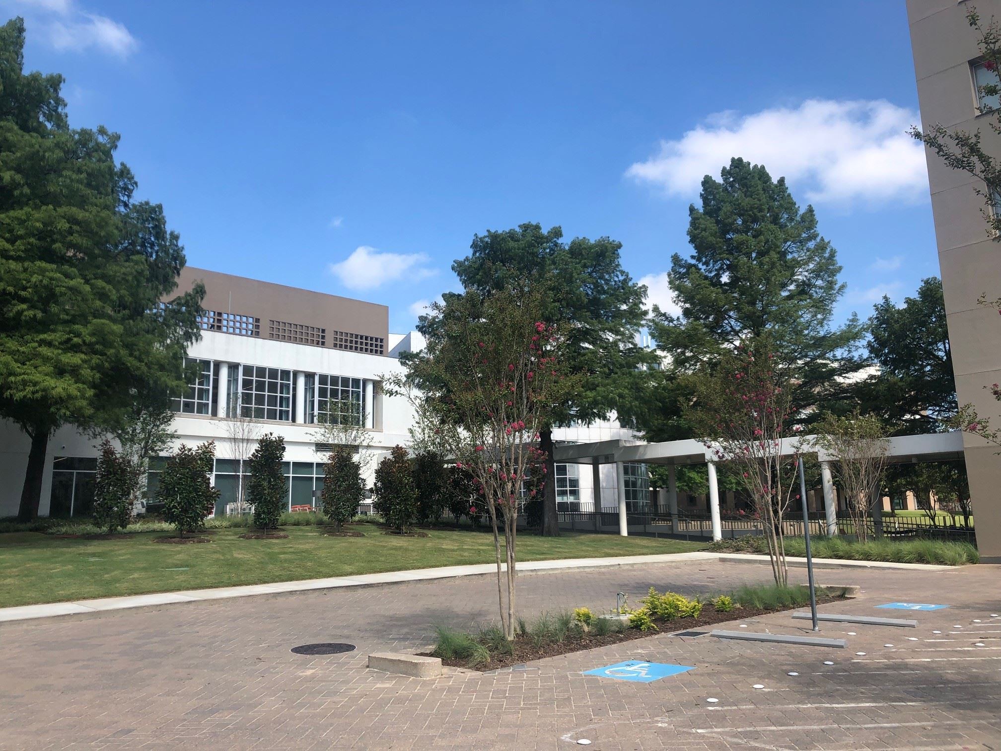 Building 7 from parking lot