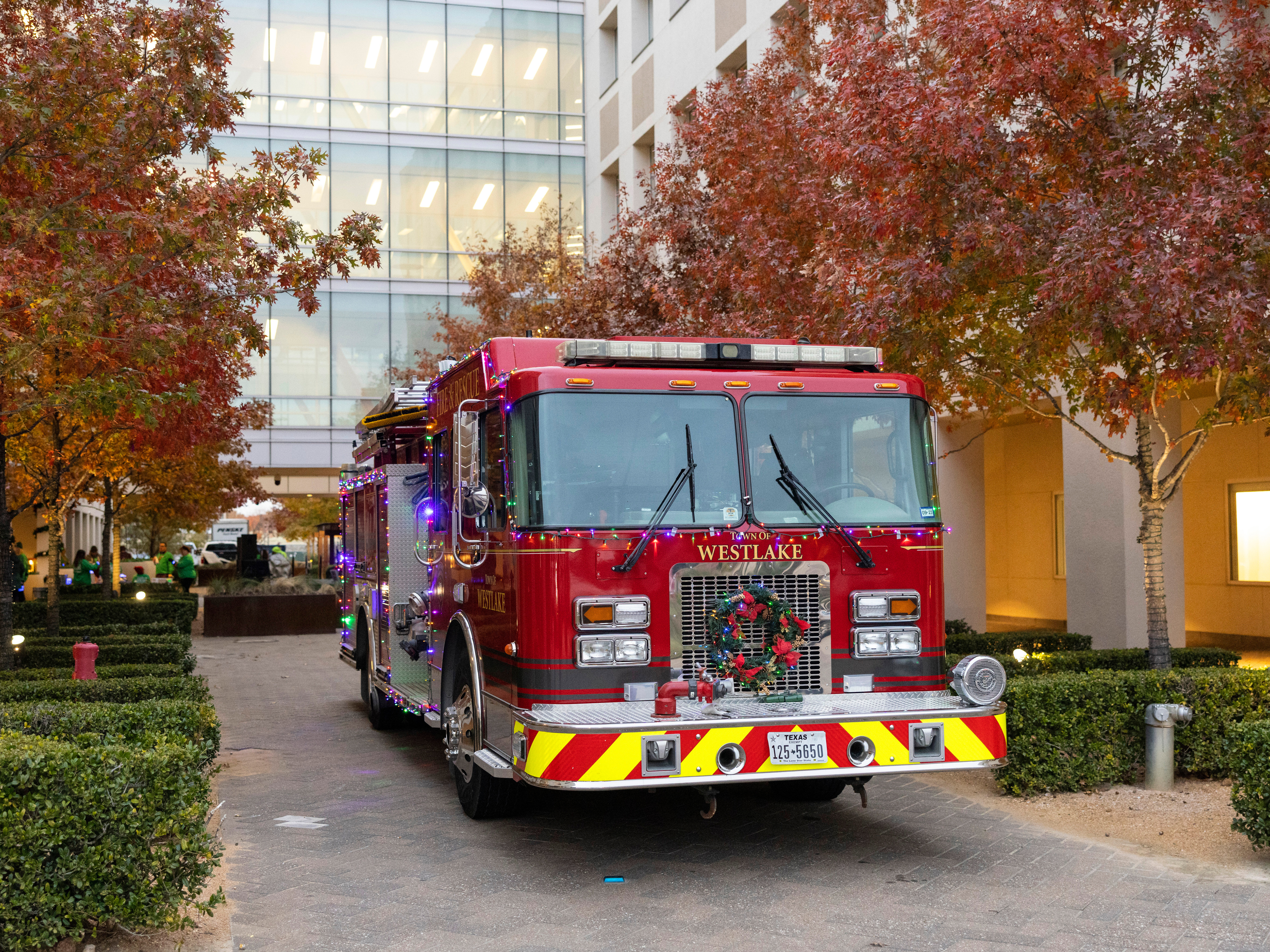 Christmas Fire Truck
